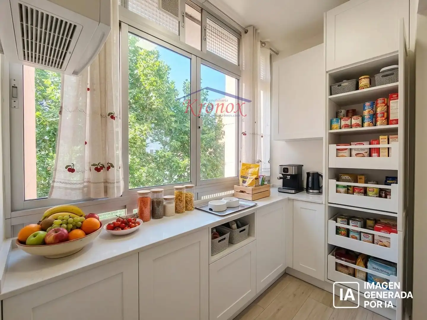 Kitchen of Flat for sale in Madrid  with Air Conditioner, Heating and Terrace