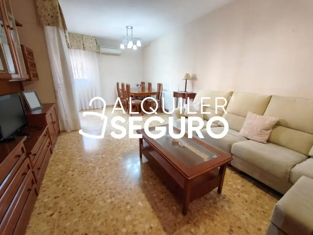 Living room of Flat for rent in Alicante / Alacant  with Air Conditioner, Terrace and Swimming Pool