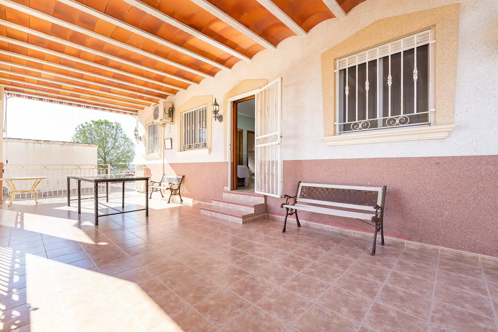Terraza de Finca rústica en venta en Los Valientes