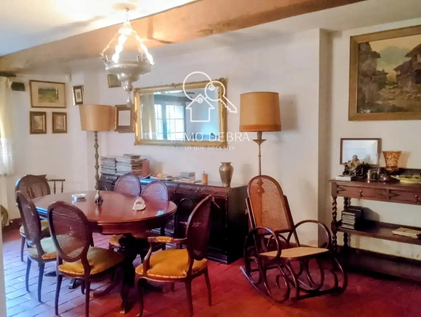 Esszimmer von Einfamilien-Reihenhaus zum Verkauf in Cudillero mit Heizung, Privatgarten und Terrasse