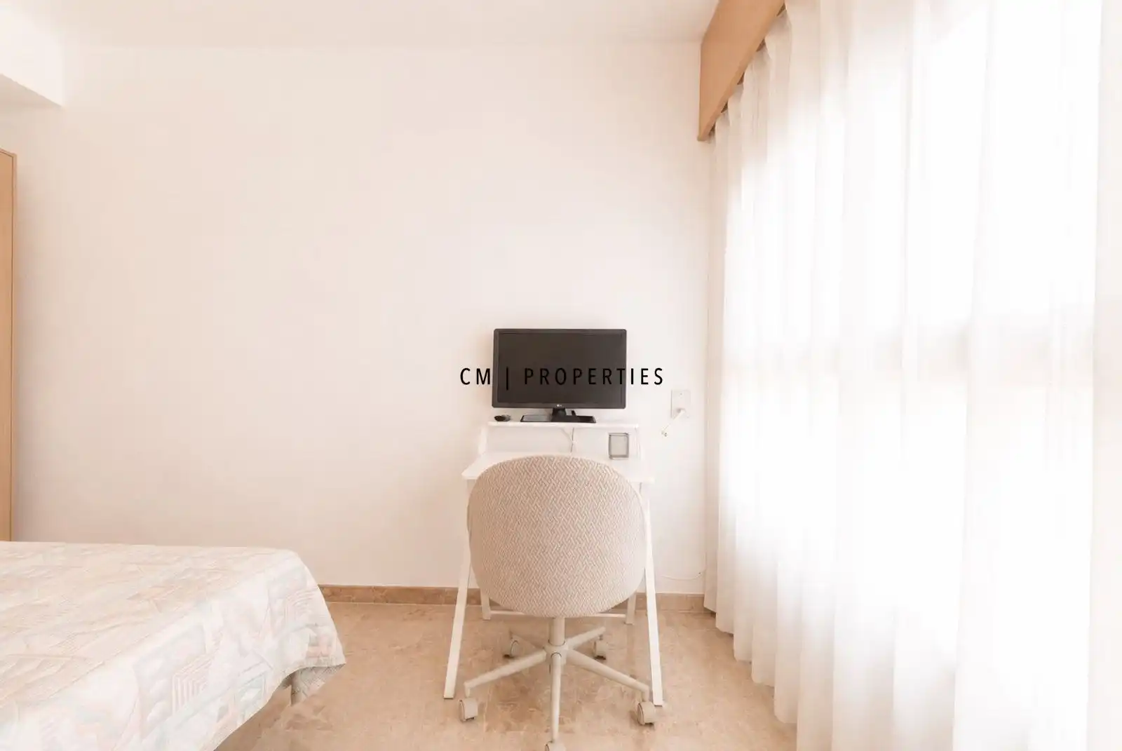 Bedroom of Flat for rent in Albal  with Air Conditioner, Heating and Furnished