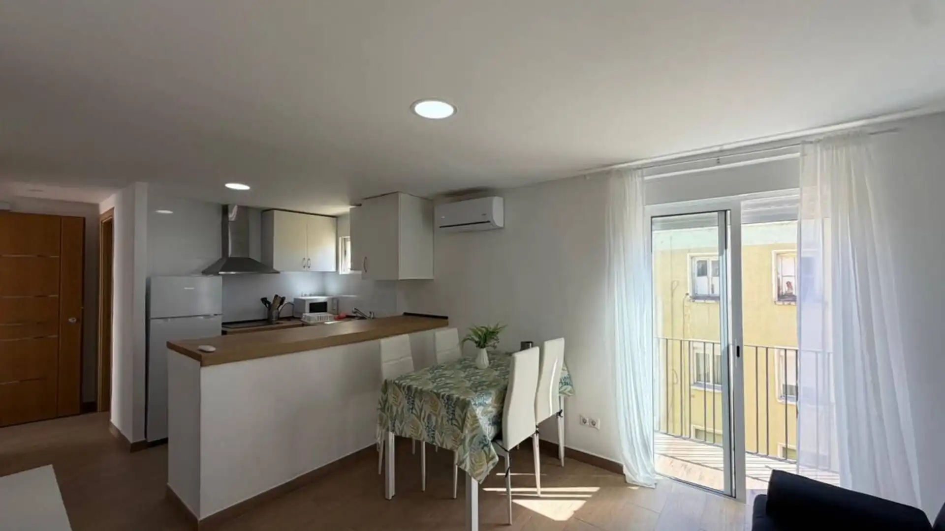 Kitchen of Flat for sale in Castellón de la Plana / Castelló de la Plana  with Air Conditioner, Furnished and Balcony