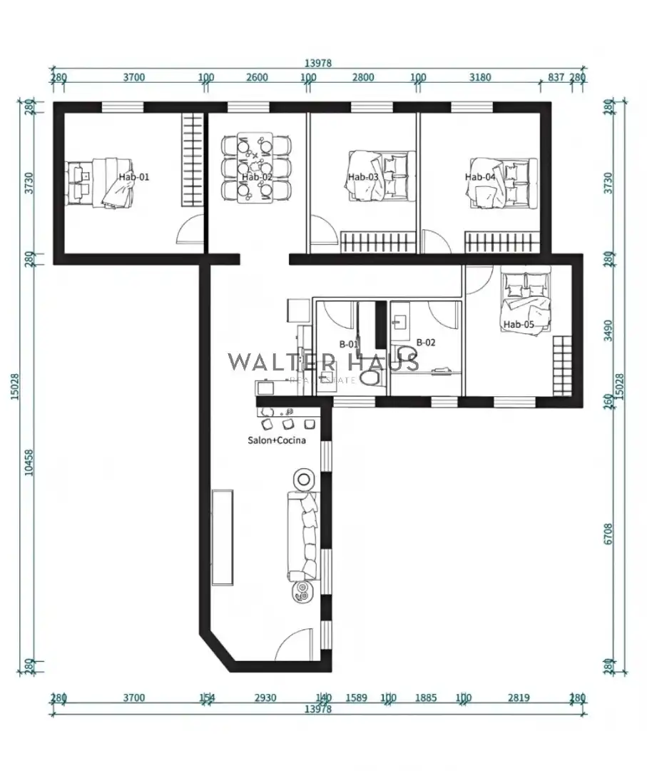 Appartement avec ascenseur à louer à Paseo de la Reina Cristina, imagen 35