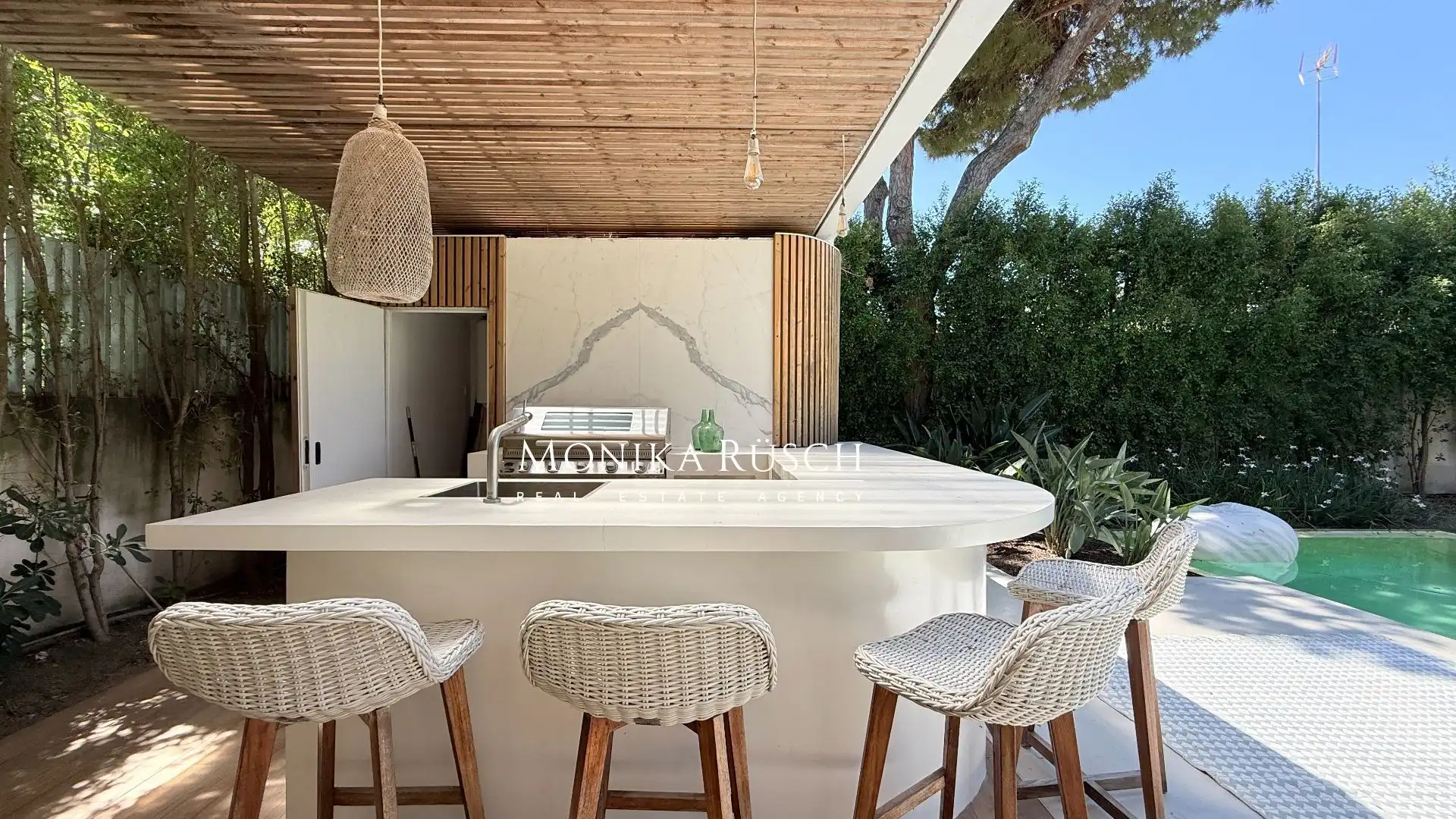 Terrace of Houses for rent in Castelldefels  with Air Conditioner, Heating and Private garden