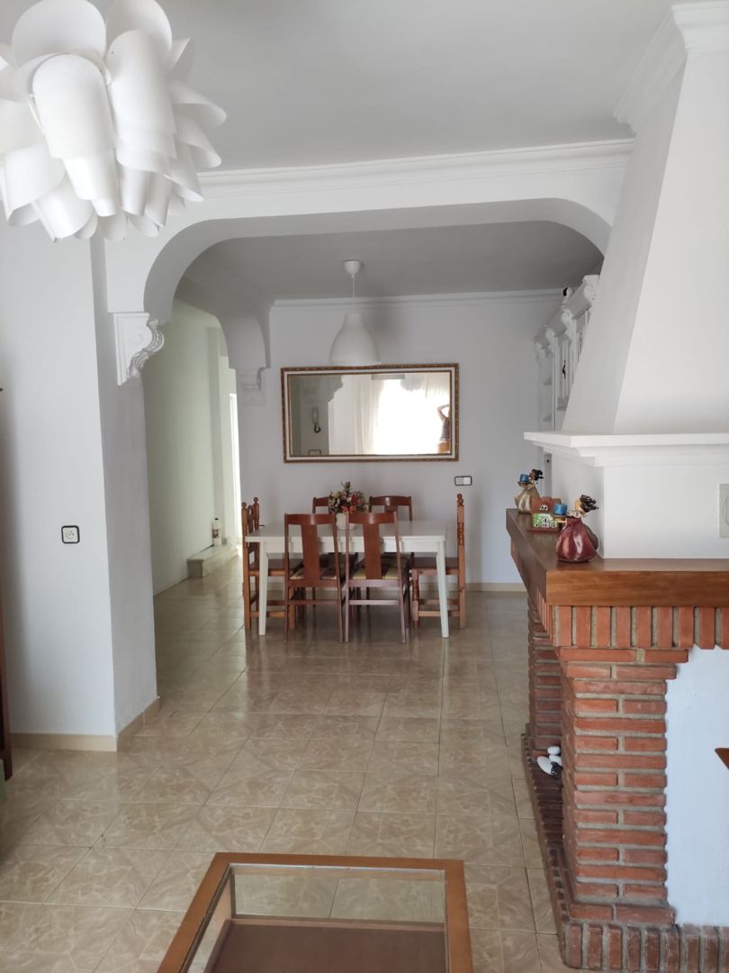 Menjador de Casa adosada en venda en Málaga Capital amb Terrassa, Moblat i Balcó