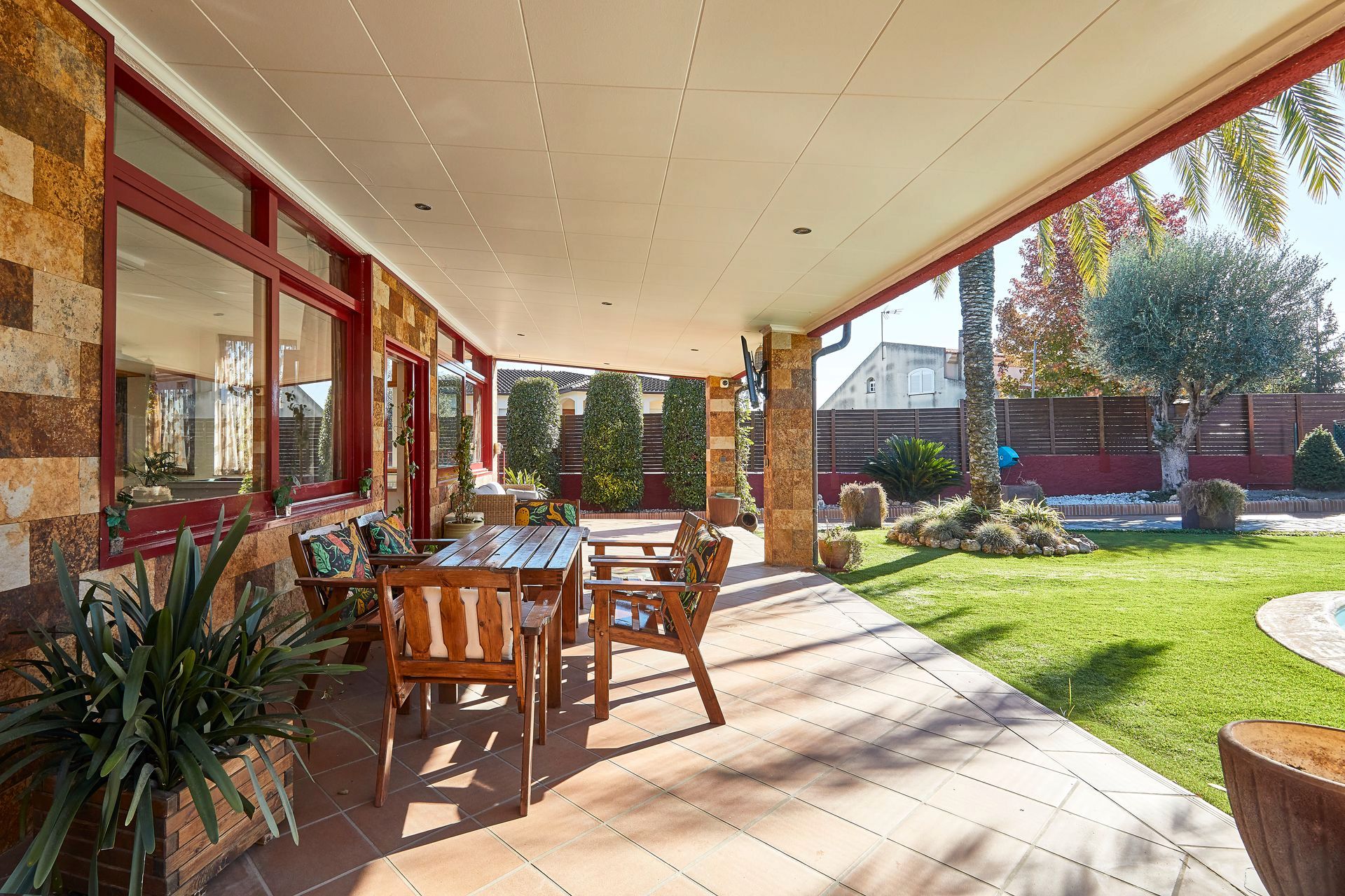 Terrace of House or chalet for sale in Canovelles  with Air Conditioner, Heating and Private garden