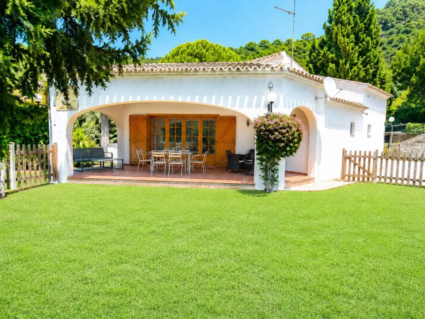Jardín de Casa o chalet en venta en El Real de Gandia con Aire acondicionado, Terraza y Piscina