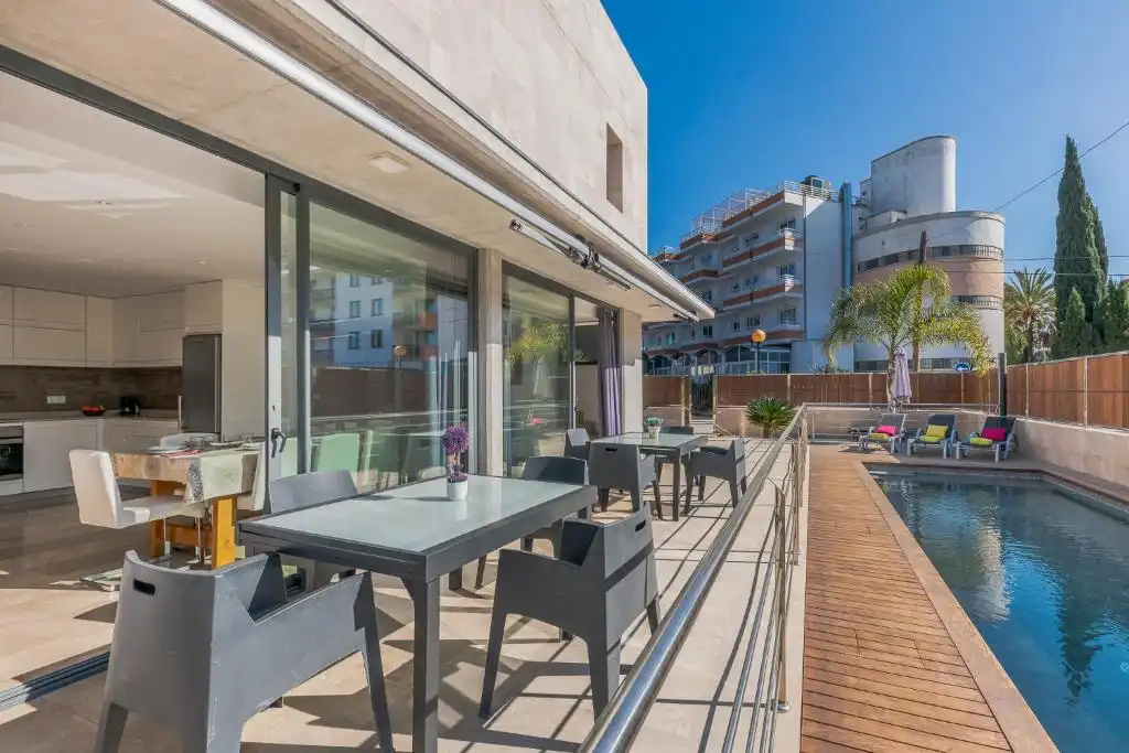 Terrassa de Casa o xalet en venda en Muro amb Aire condicionat, Jardí privat i Terrassa