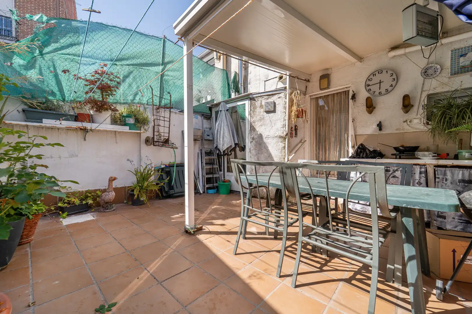 Terraza de Piso en venta en El Álamo con Jardín privado, Amueblado y Horno