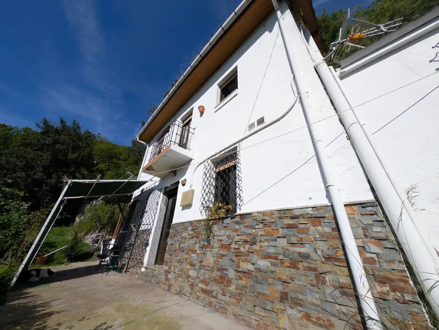 Vista exterior de Casa o chalet en venta en Mieres (Asturias) con Calefacción, Jardín privado y Terraza