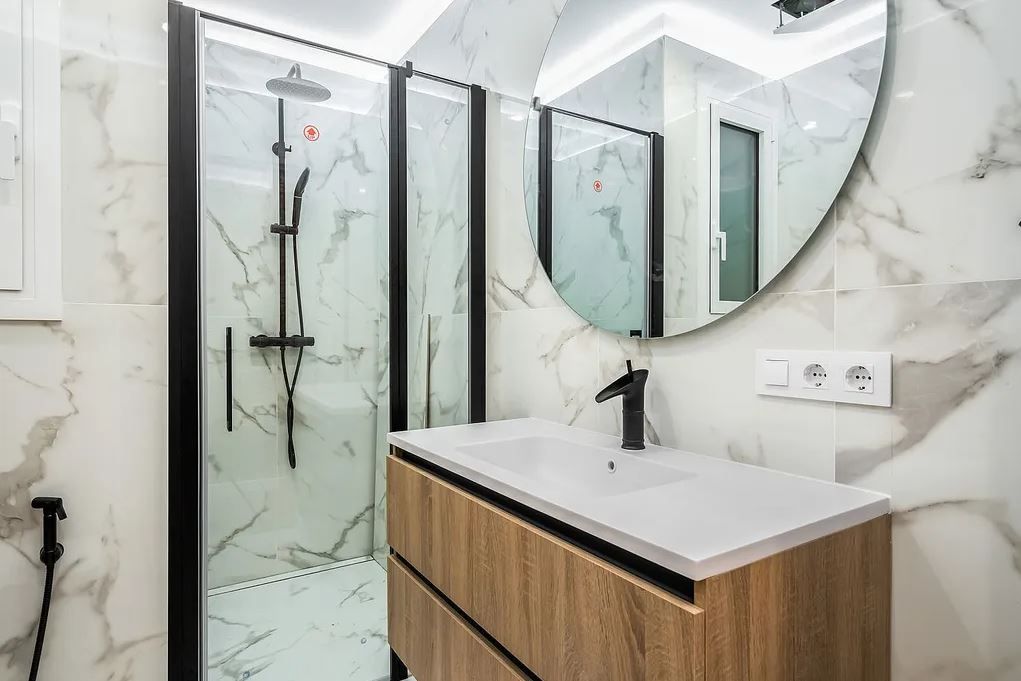 Baño de Piso de alquiler en  Albacete Capital con Aire acondicionado, Se aceptan mascotas y Internet