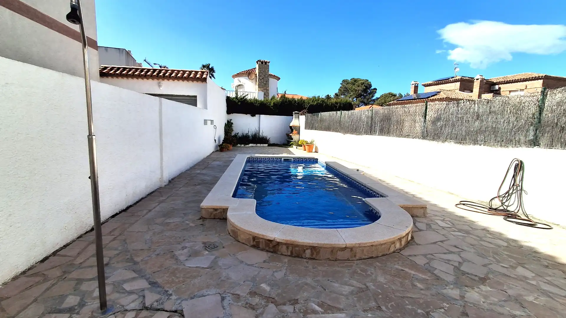 Piscina de Casa adosada en venta en Mont-roig del Camp con Aire acondicionado, Jardín privado y Terraza