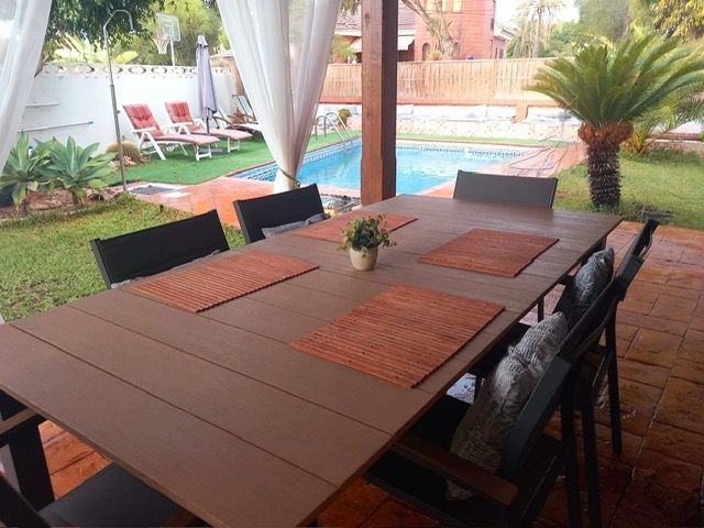 Terrassa de Casa o xalet en venda en San Vicente del Raspeig / Sant Vicent del Raspeig amb Aire condicionat, Calefacció i Jardí privat