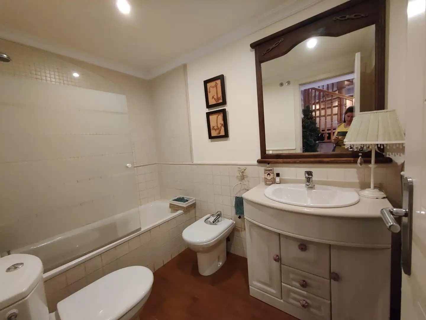 Bany de Apartament en venda en Oria amb Aire condicionat, Jardí privat i Terrassa