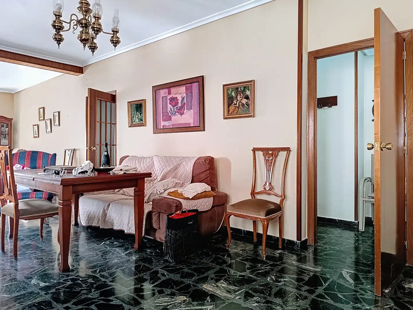 Sala d'estar de Casa o xalet en venda en Mancha Real amb Calefacció, Terrassa i Moblat
