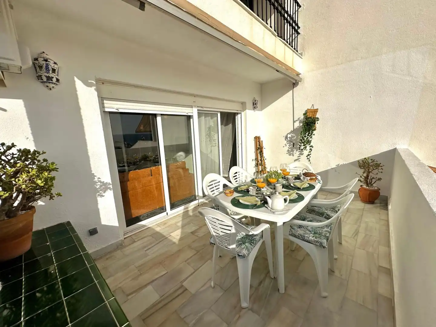 Terraza de Ático en venta en Mijas con Aire acondicionado, Calefacción y Jardín privado