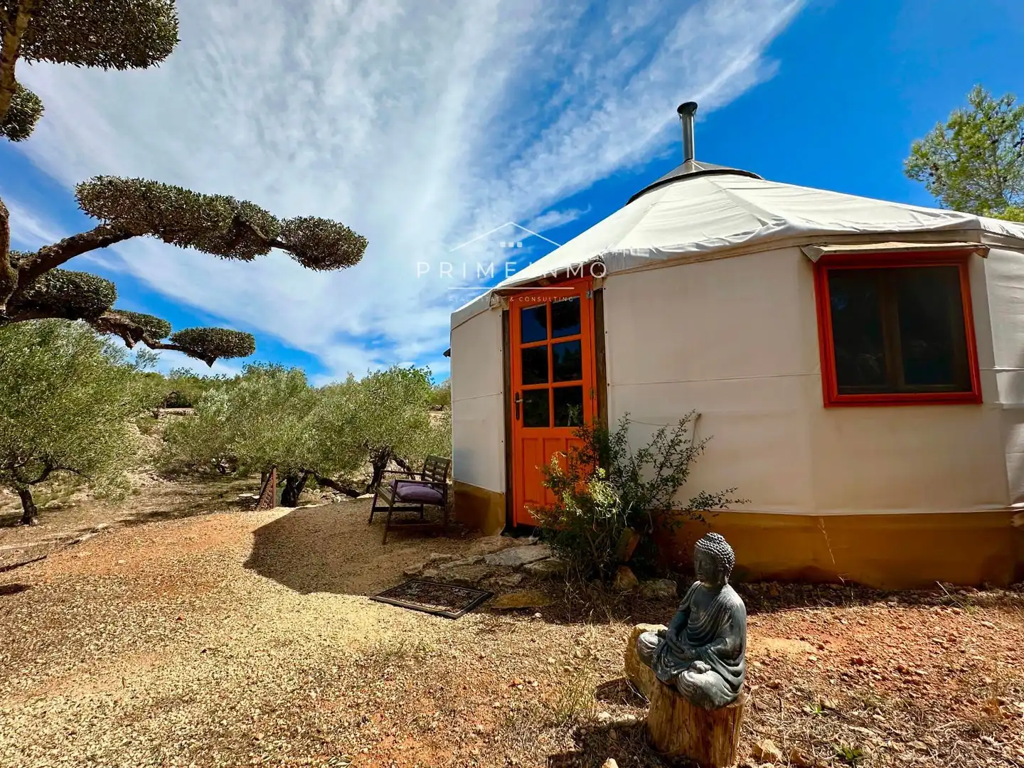 Vista exterior de Finca rústica en venta en Camarles con Calefacción, Terraza y Trastero