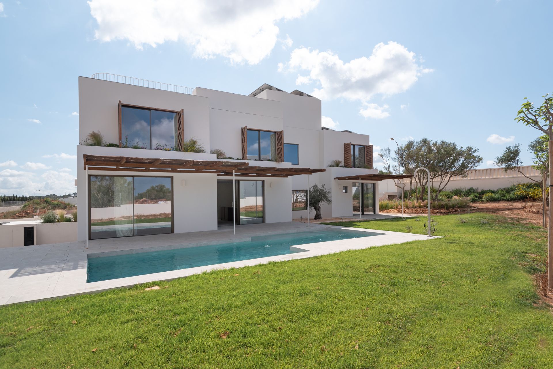 Vista exterior de Casa o xalet en venda en  Palma de Mallorca amb Aire condicionat, Calefacció i Jardí privat