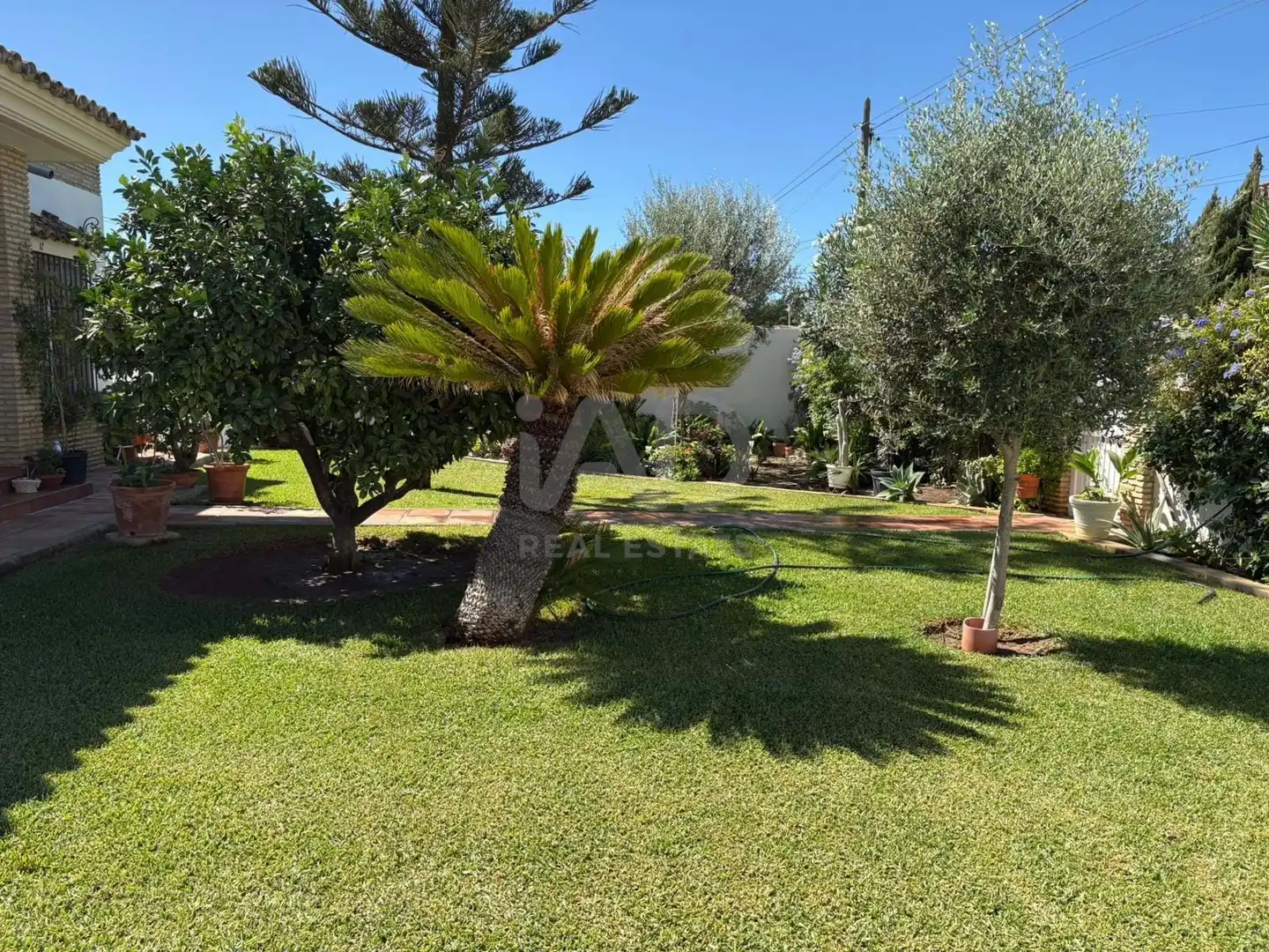 Jardín de Casa o chalet en venta en Chiclana de la Frontera con Aire acondicionado, Calefacción y Piscina