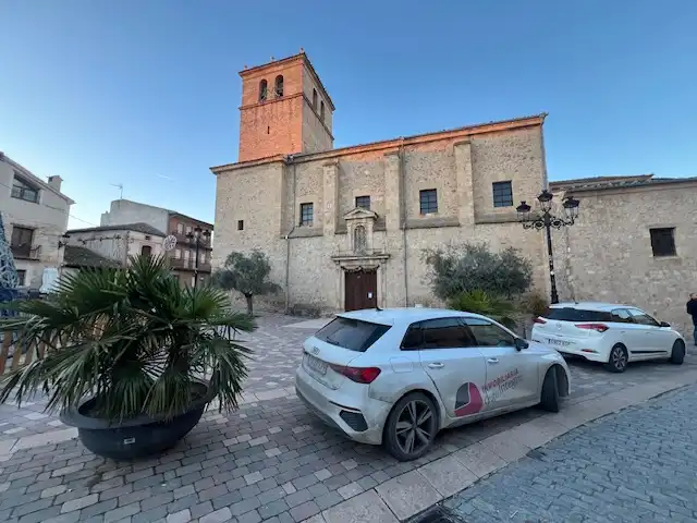 Vista exterior de Casa o chalet en venta en Turégano con Jardín privado y Trastero