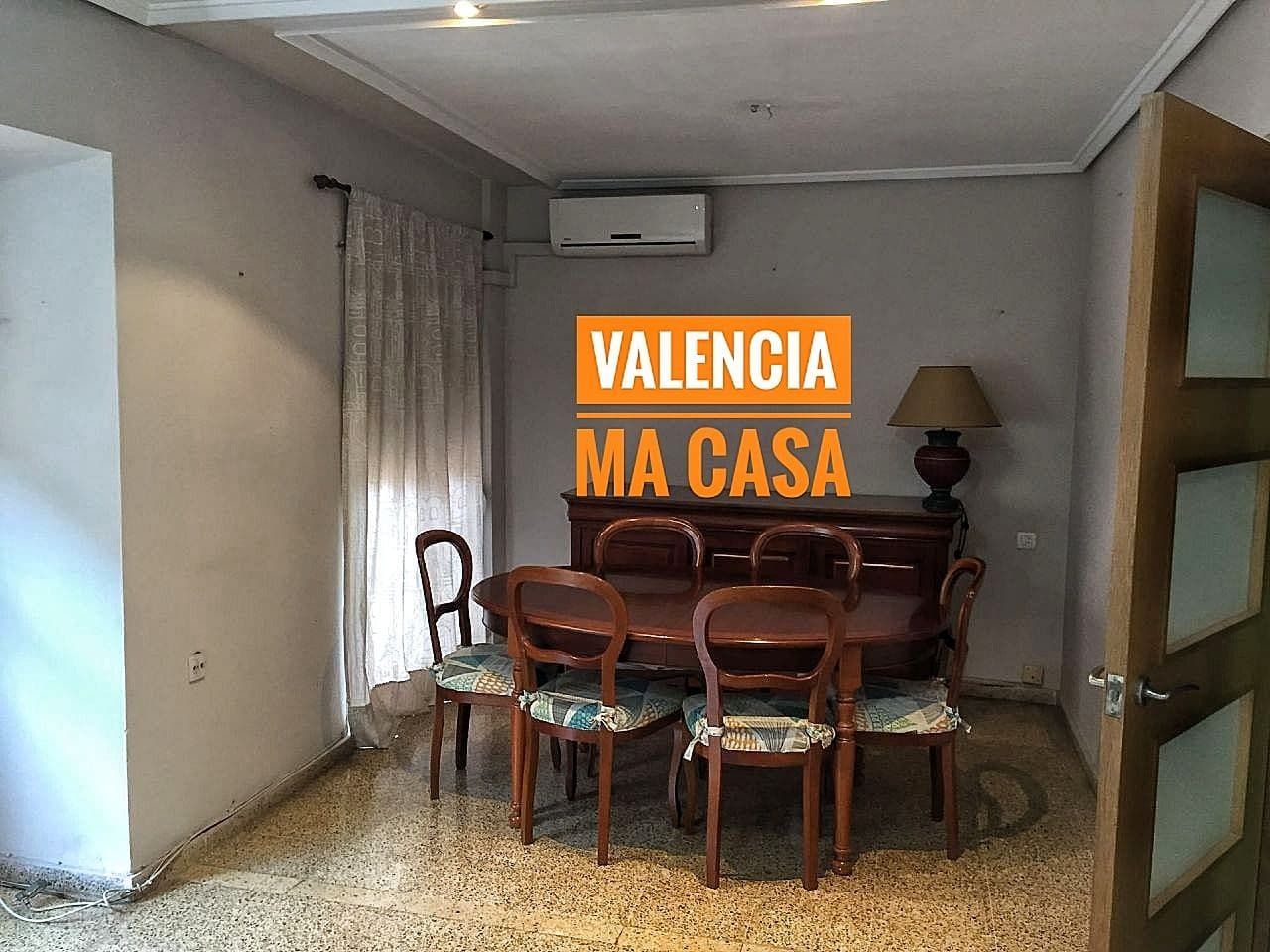 Dining room of Flat to rent in  Valencia Capital  with Air Conditioner, Heating and Furnished