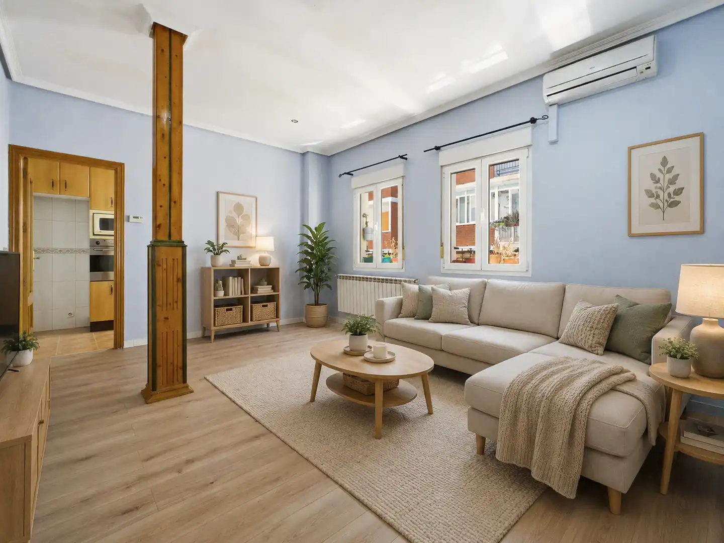 Sala de estar de Piso en venta en Madrid con Aire acondicionado, Calefacción y Horno