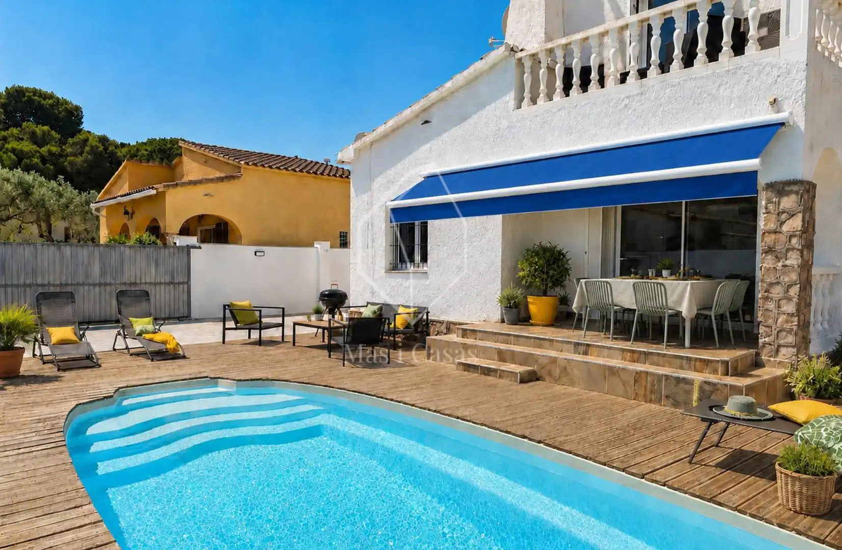 Außenansicht von Haus oder Chalet zum Verkauf in L'Escala mit Klimaanlage, Privatgarten und Terrasse
