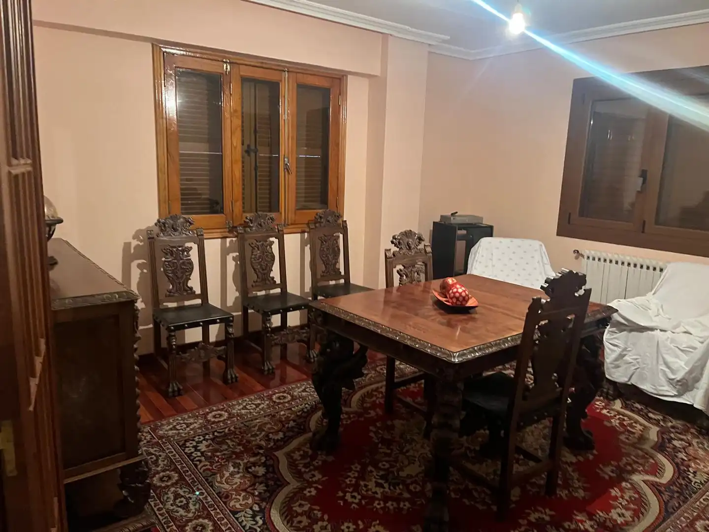 Comedor de Casa o chalet en venta en Crecente con Jardín privado, Terraza y Piscina