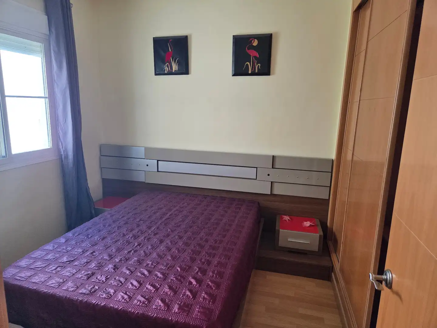 Schlafzimmer von Wohnung zur Miete in Benalmádena mit Klimaanlage, Terrasse und Möbliert