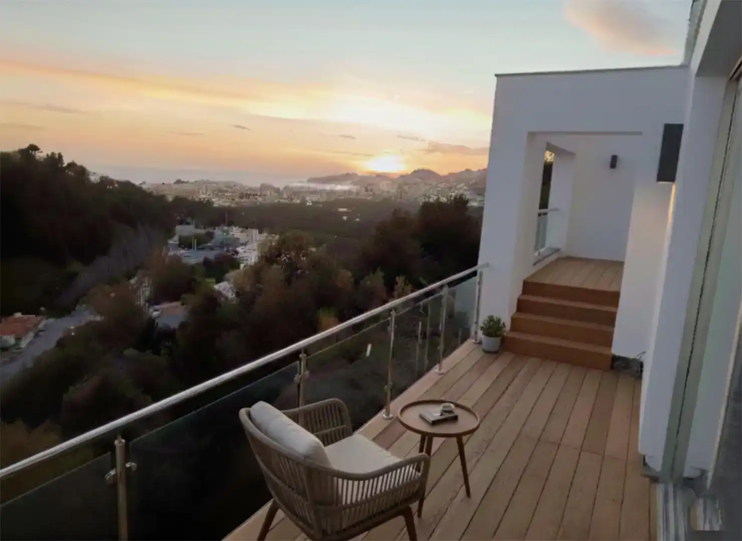 Terrassa de Apartament de lloguer en Almuñécar amb Aire condicionat, Parquet i Moblat