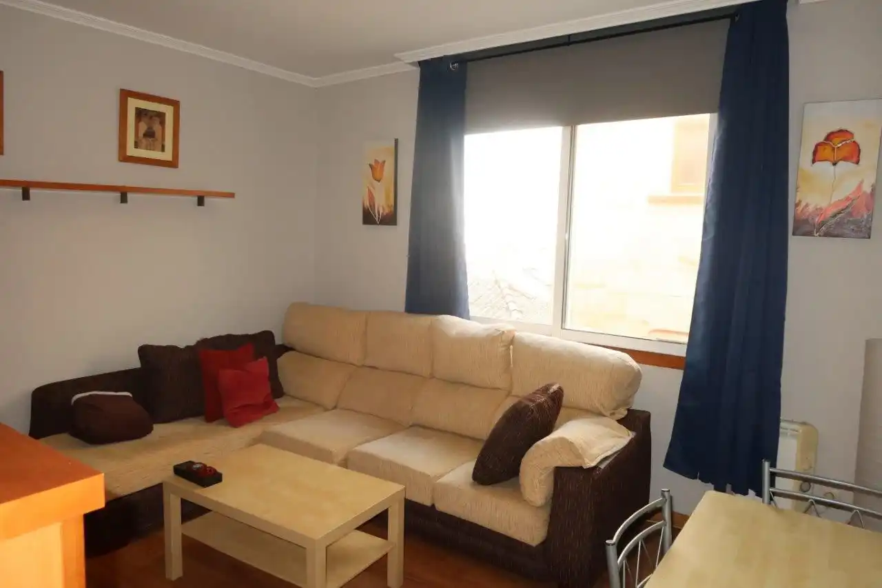 Living room of Flat for rent in A Coruña Capital   with Parquet flooring and Furnished
