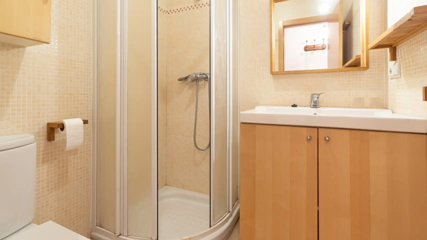 Badezimmer von Dachboden zum Verkauf in Ondara mit Klimaanlage, Heizung und Terrasse