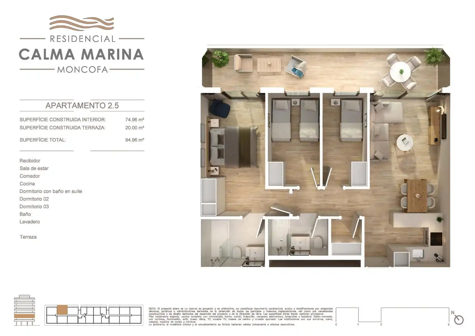 Appartement compact avec piscine à vendre à Moncófar Playa, imagen 43