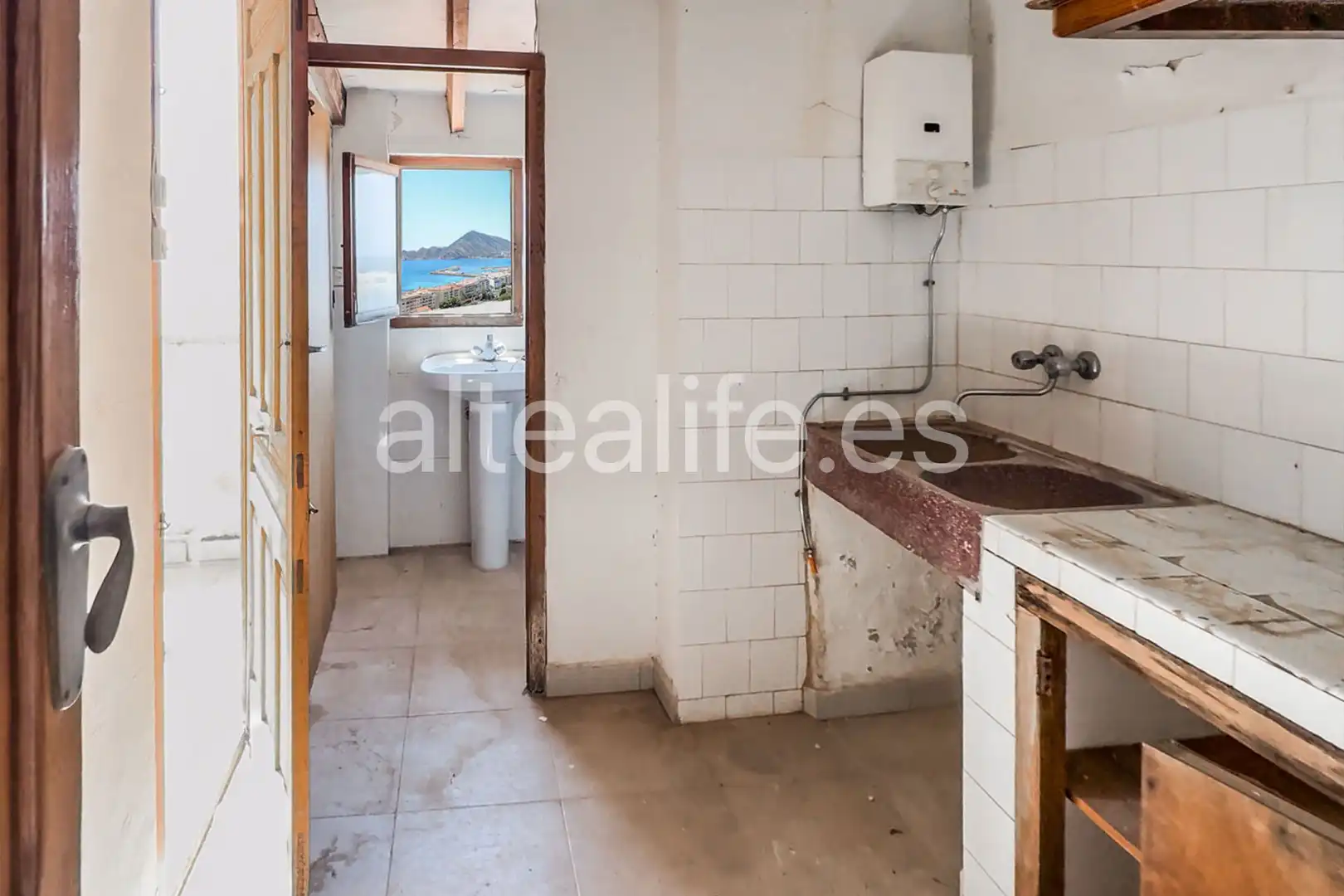 Cocina de Casa adosada en venta en Altea con Terraza y Trastero
