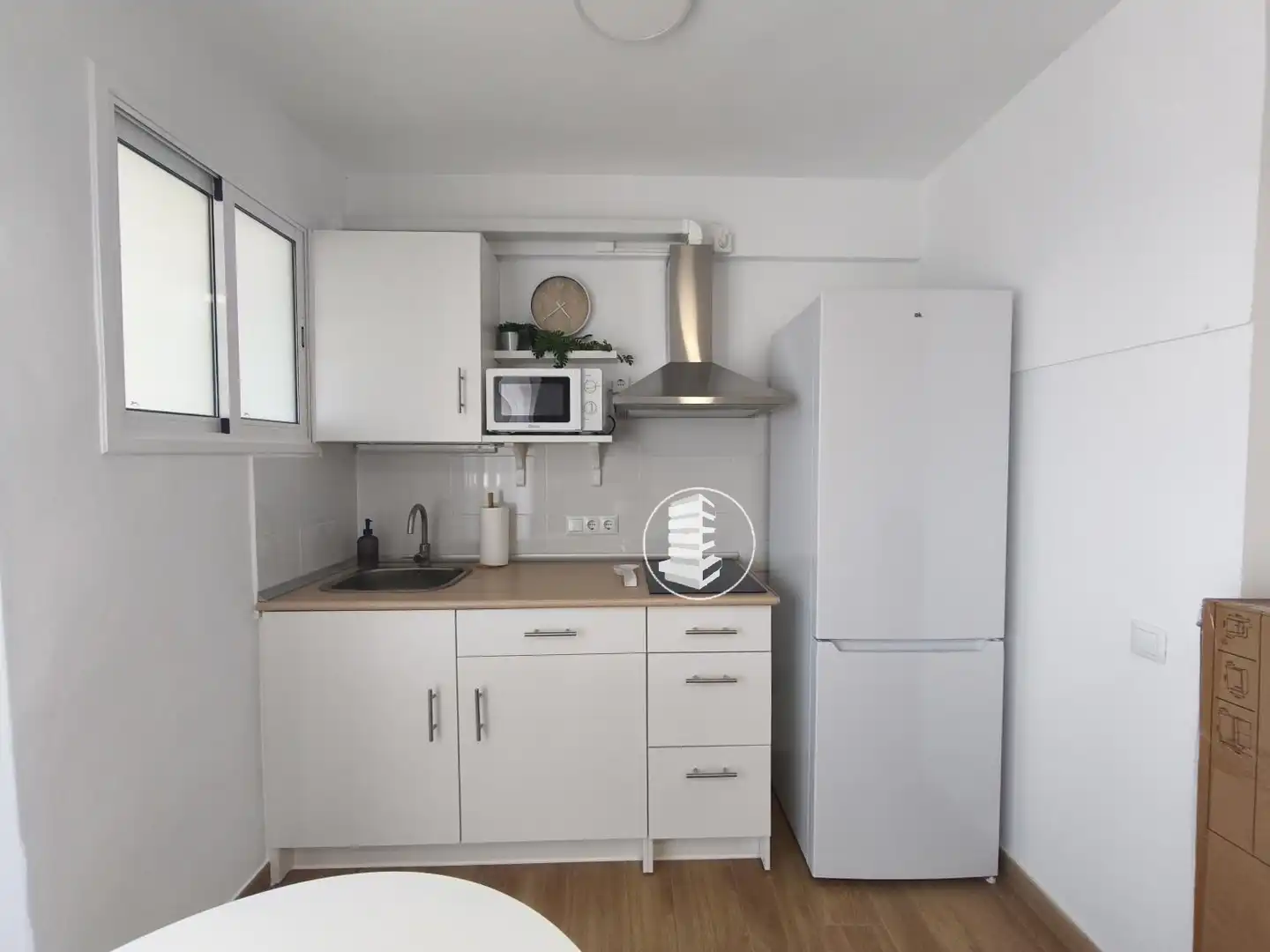 Cuina de Apartament de lloguer en El Rosario amb Terrassa i Moblat