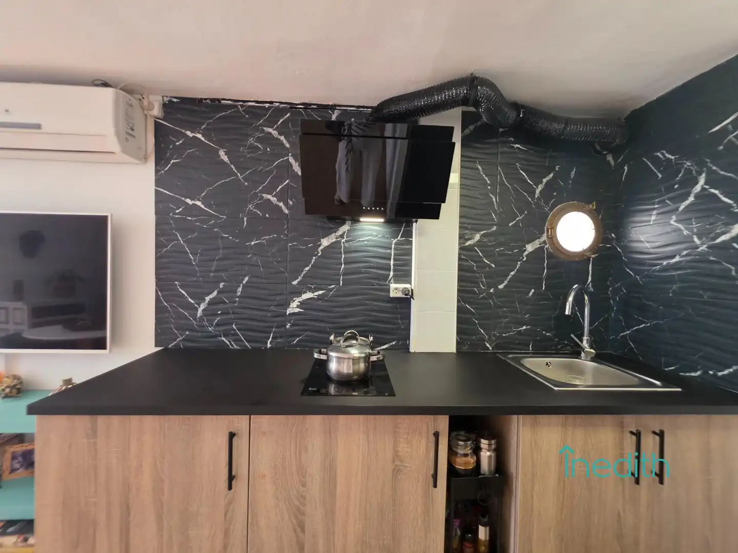 Küche von Wohnung zum Verkauf in Sant Pere de Ribes mit Klimaanlage, Heizung und Terrasse