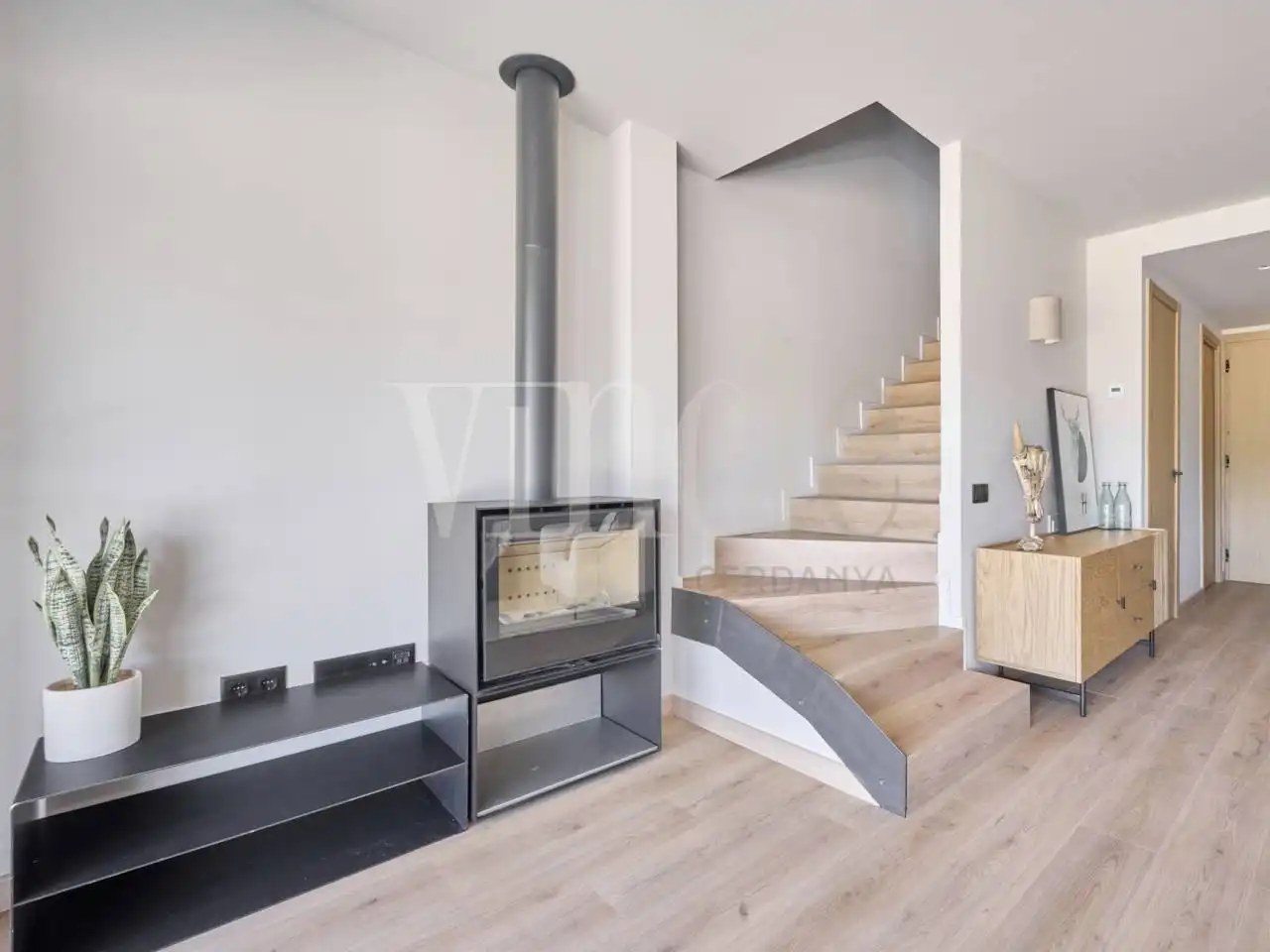 Sala de estar de Casa adosada en venta en Bolvir con Jardín privado, Parquet y Piscina comunitaria