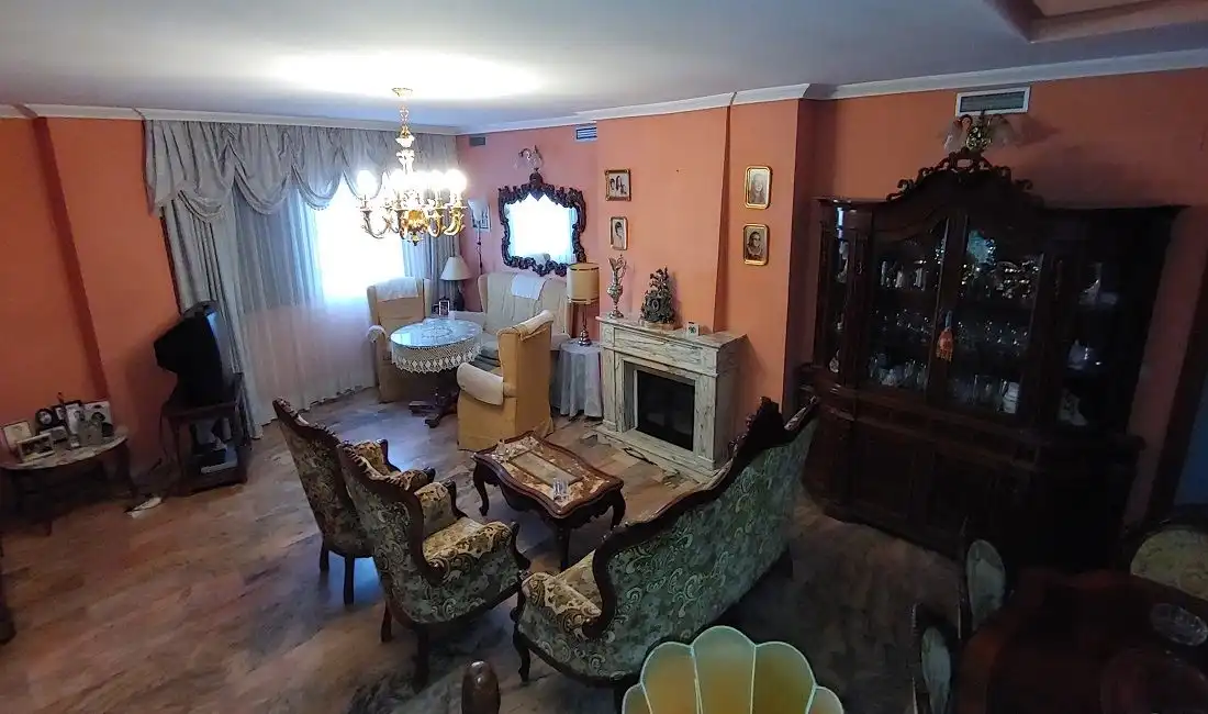 Living room of Houses for sale in Plasenzuela  with Terrace, Furnished and Washing machine