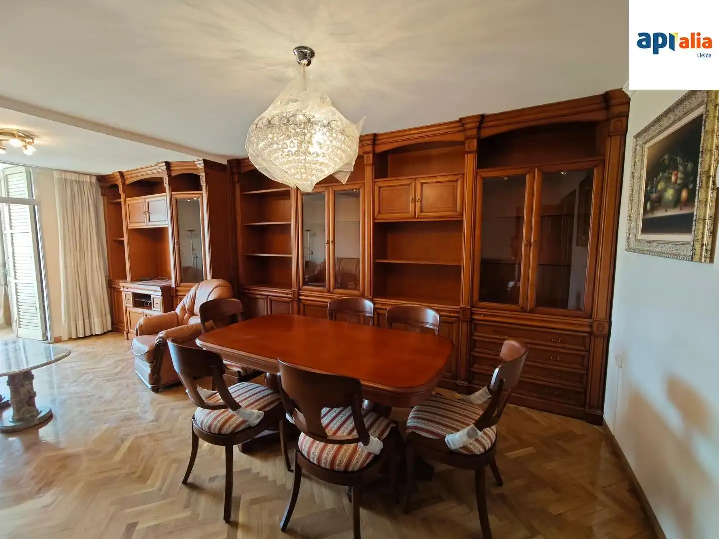 Dining room of Flat for sale in Lleida  with Air Conditioner, Heating and Storage room