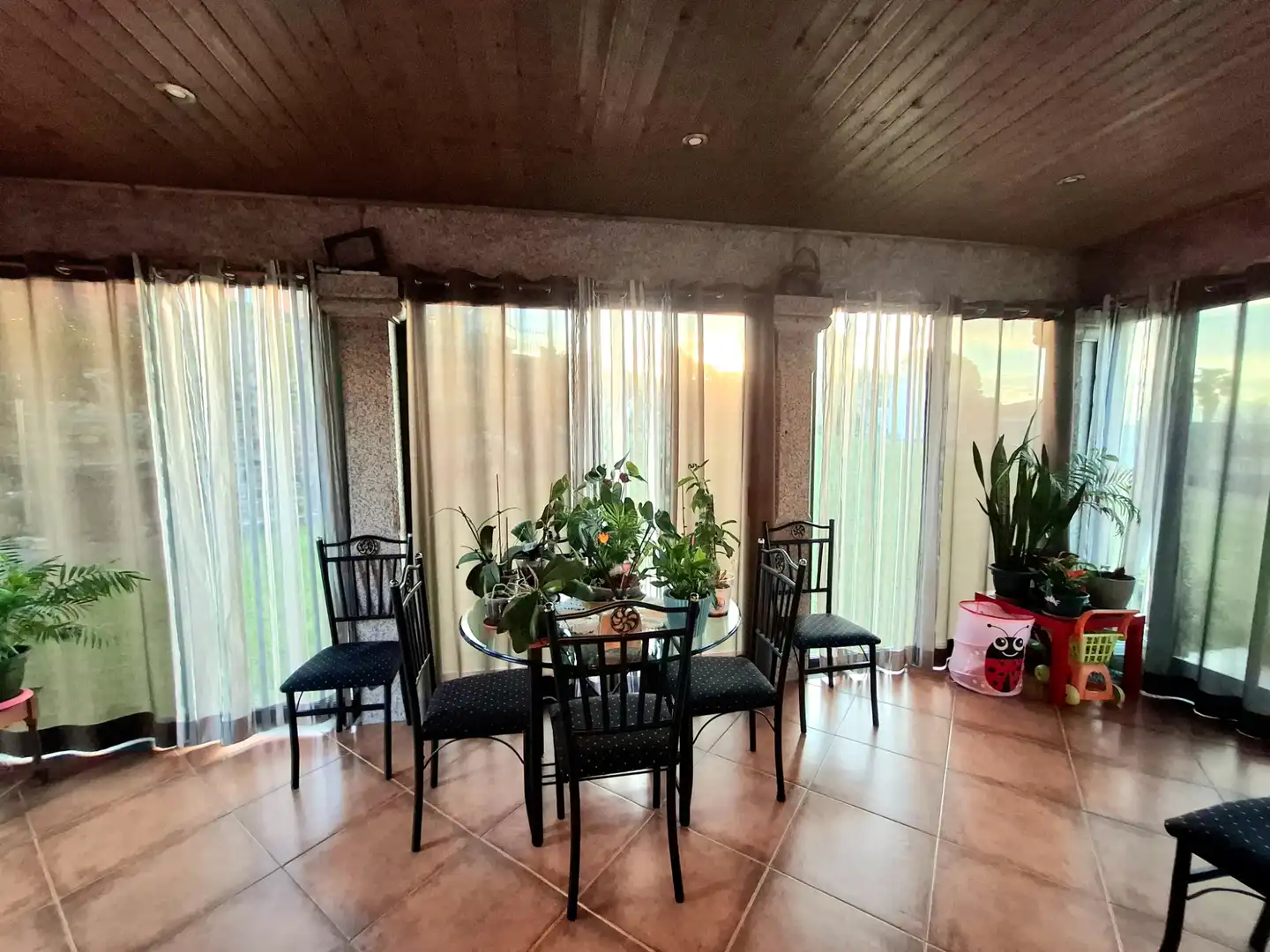 Dining room of Houses for sale in Vigo   with Heating, Private garden and Storage room