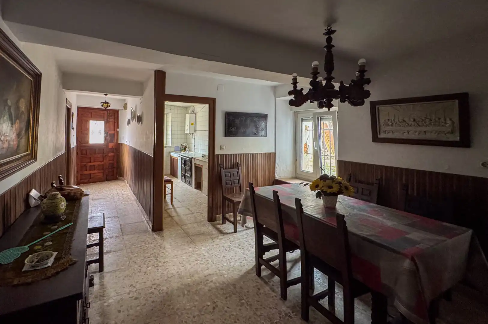 Comedor de Casa adosada en venta en Alfoz de Lloredo con Terraza