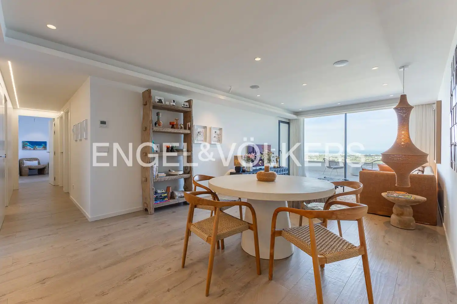 Dining room of Flat for sale in Pedreguer  with Air Conditioner, Heating and Private garden