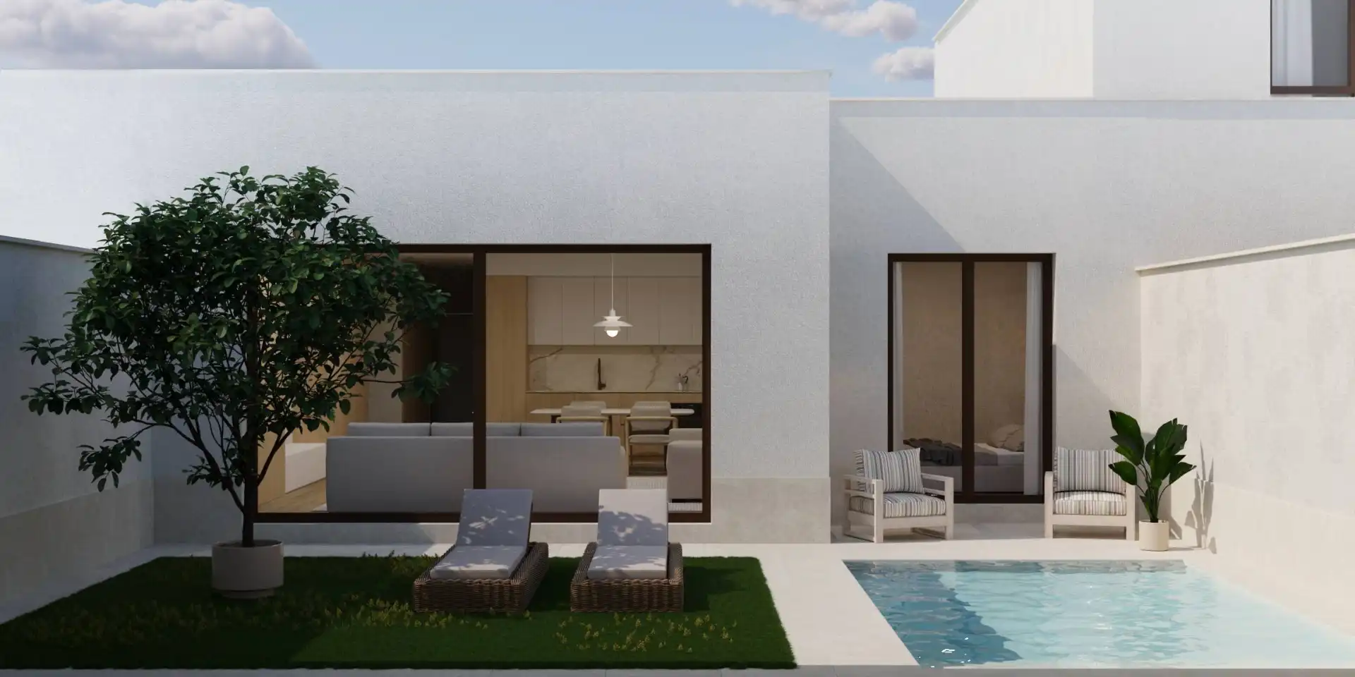 Terraza de Casa adosada en venta en PAU 2-600