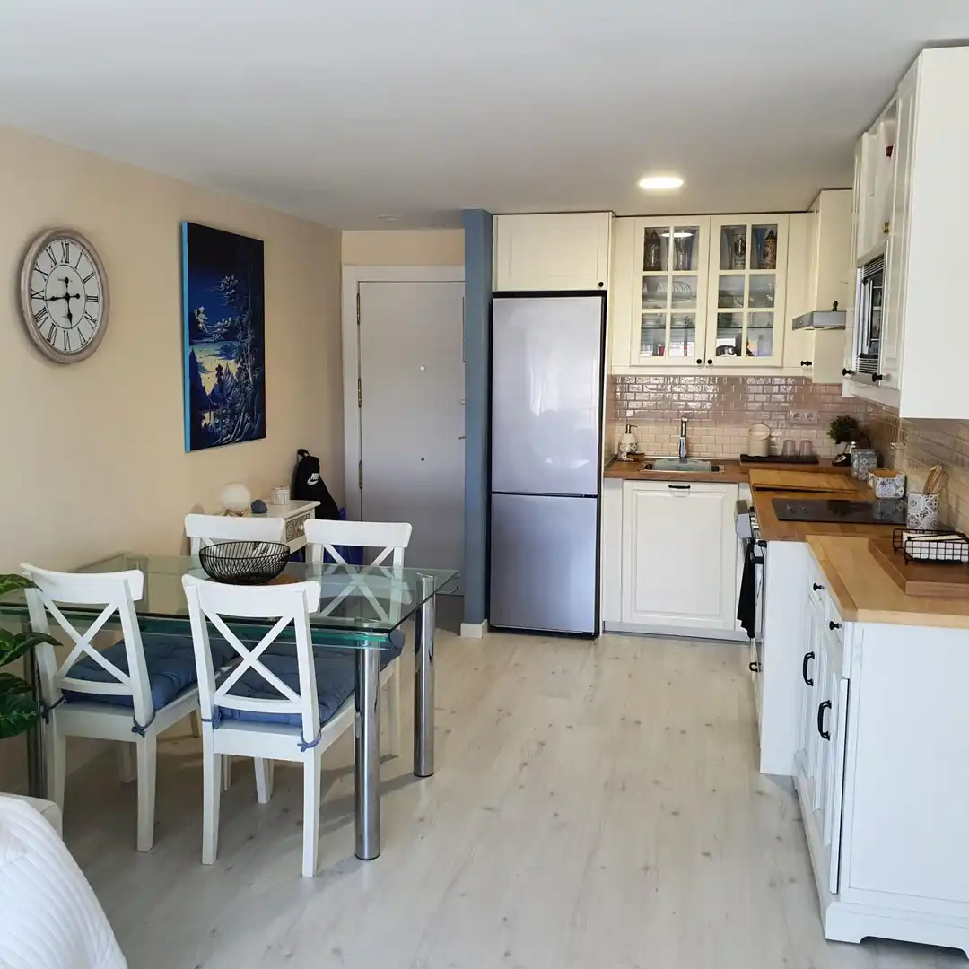Cuina de Apartament de lloguer en La Pobla de Farnals amb Jardí privat