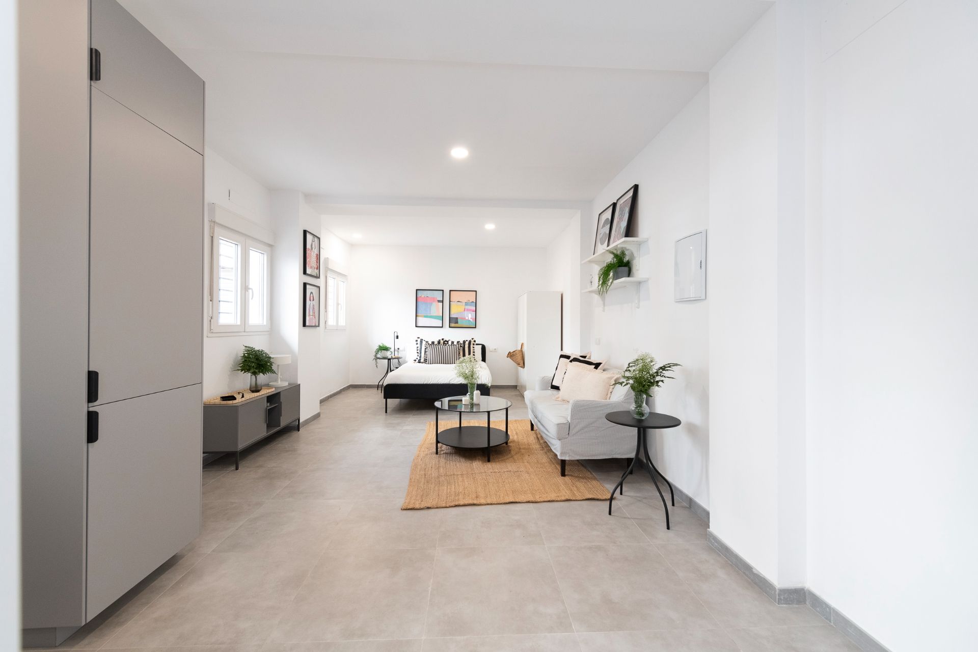 Bedroom of Flat for sale in Málaga Capital  with Furnished