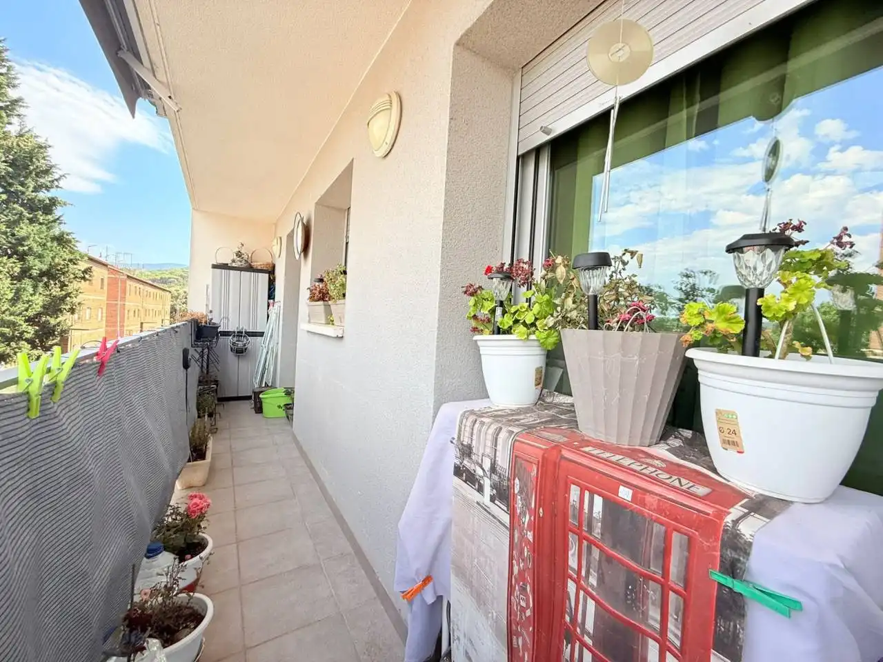 Balcony of Flat for sale in Sant Celoni  with Heating, Furnished and Alarm