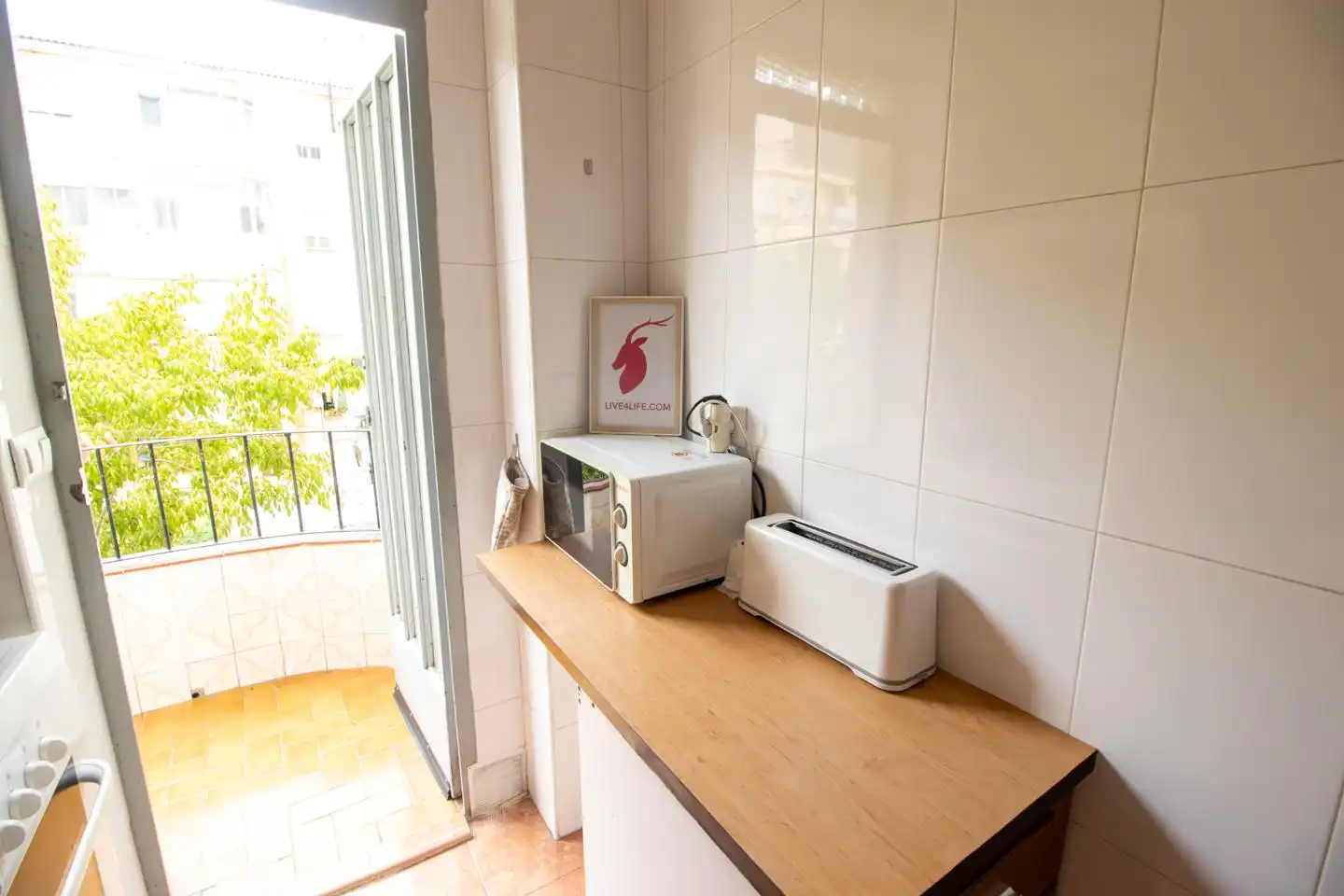 Küche von Wohnung zur Miete in Valencia mit Möbliert