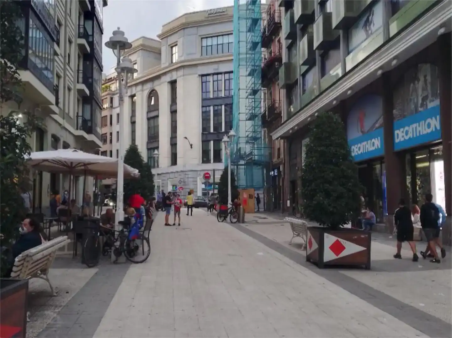 Vista exterior de Garatge de lloguer en Bilbao 