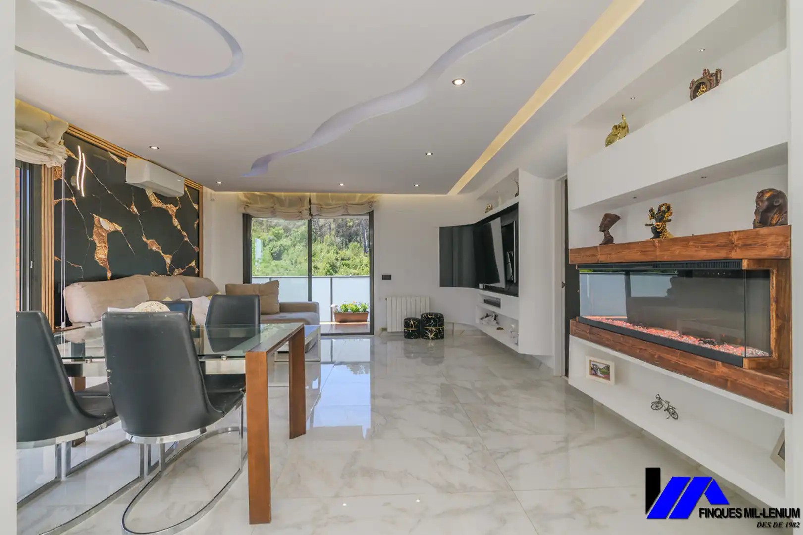 Sala de estar de Dúplex en venta en Gavà con Aire acondicionado, Calefacción y Parquet