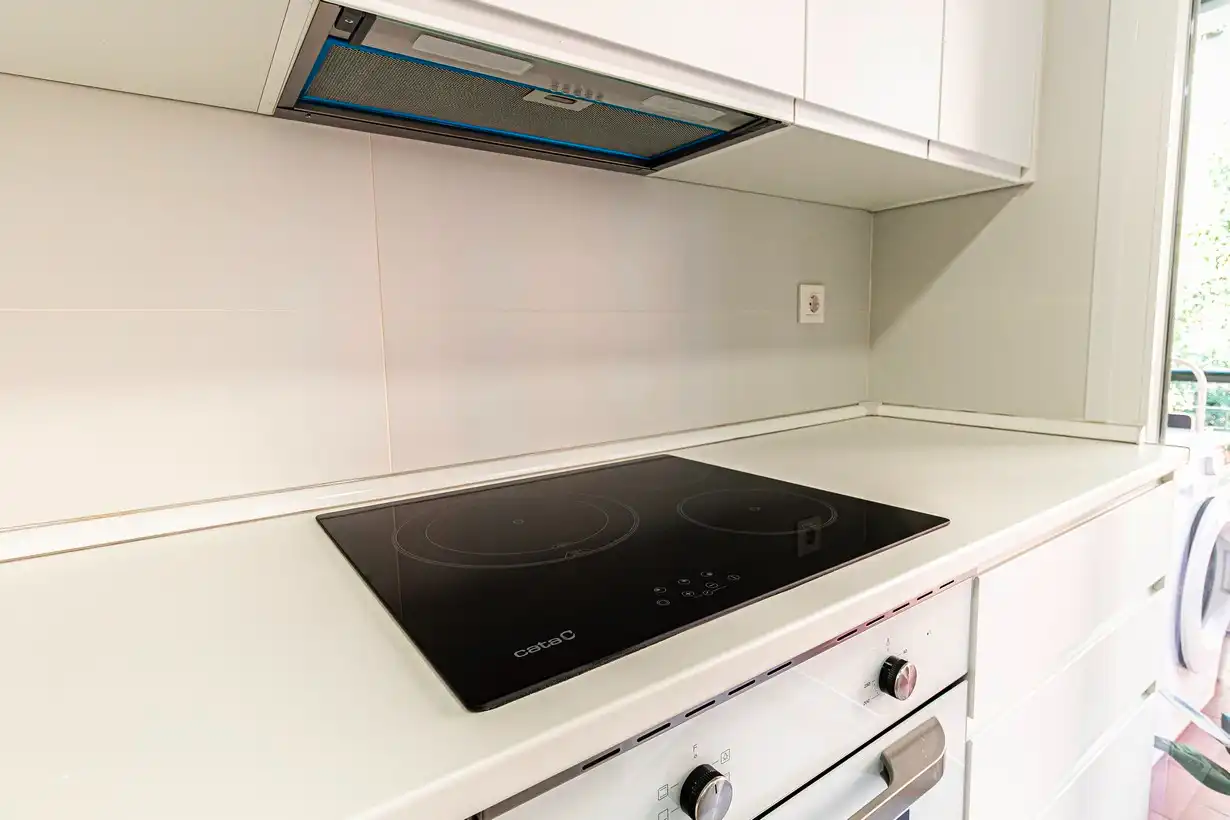 Kitchen of Flat for sale in Madrid  with Air Conditioner, Heating and Terrace